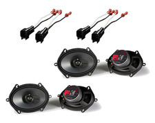 Kicker Ford F150 00-12 46CSC684 6x8" 5x7" Stereo Speakers HA-725600 Harness