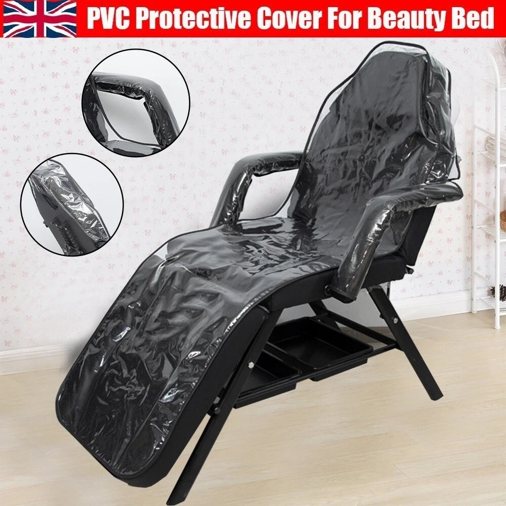 Copertura per tavoli da massaggio protettivi in plastica trasparente PVC premium per letto Beauty Spa UK