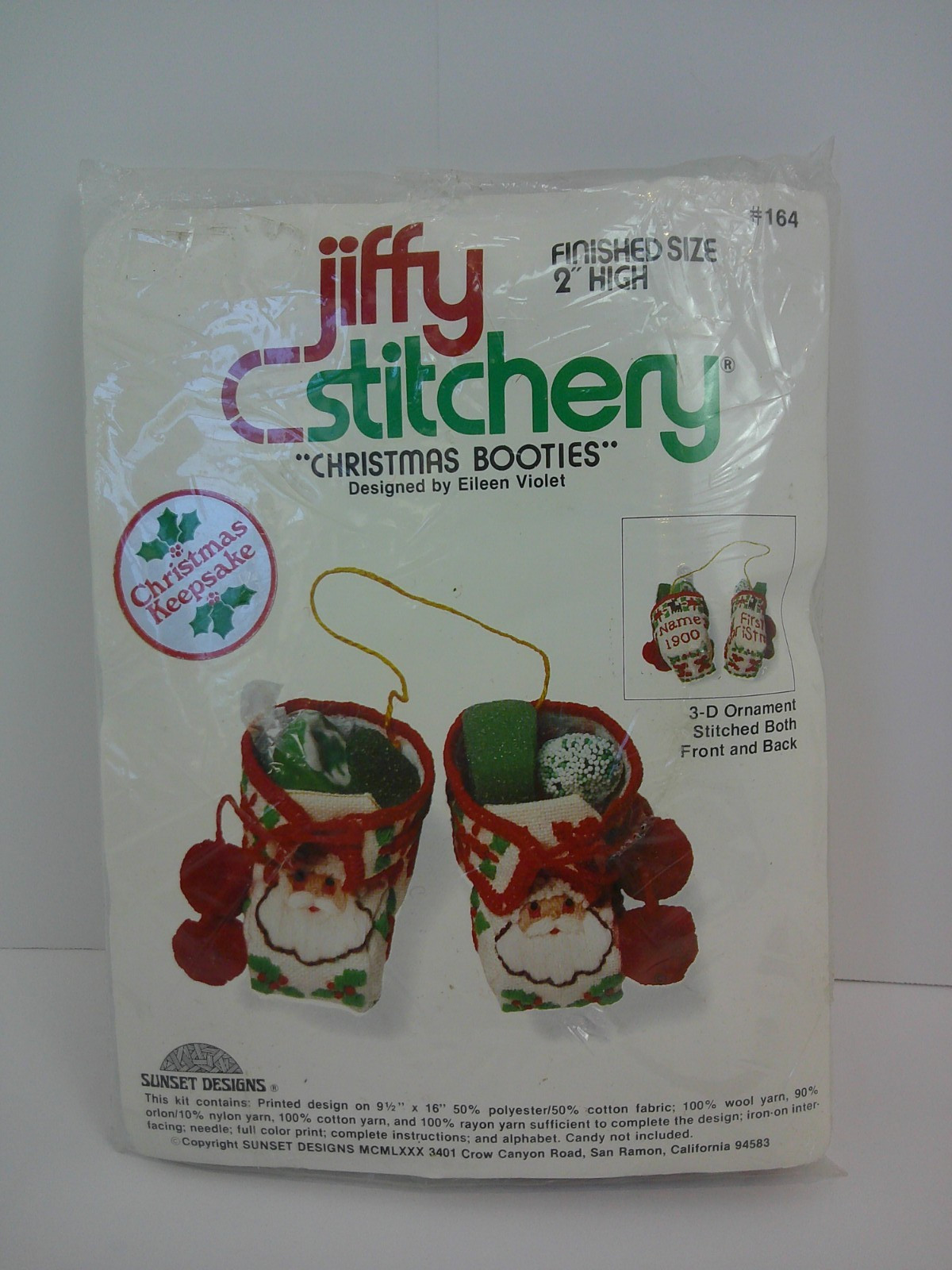 3d Christmas Booties Kit 164