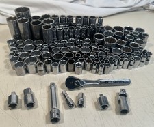 140 Pc. Craftsman Assorted Socket Lot All Marked Made In Usa Metric Sae