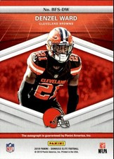 2019 Donruss Elite #BFS-DW Denzel Ward Back to the Future Signatures #/99