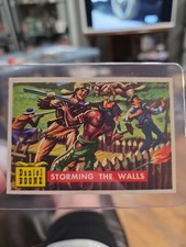 1956 Topps Round Up #48 Storming The Walls Da...