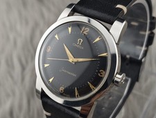 1950s Omega Seamaster Ref. 2577-23 SC – Black Gilt Dial –Cal 351 – Top Condition