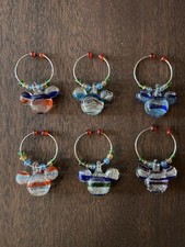 Disney Wine Glass Charms Fusion Set Of 6
