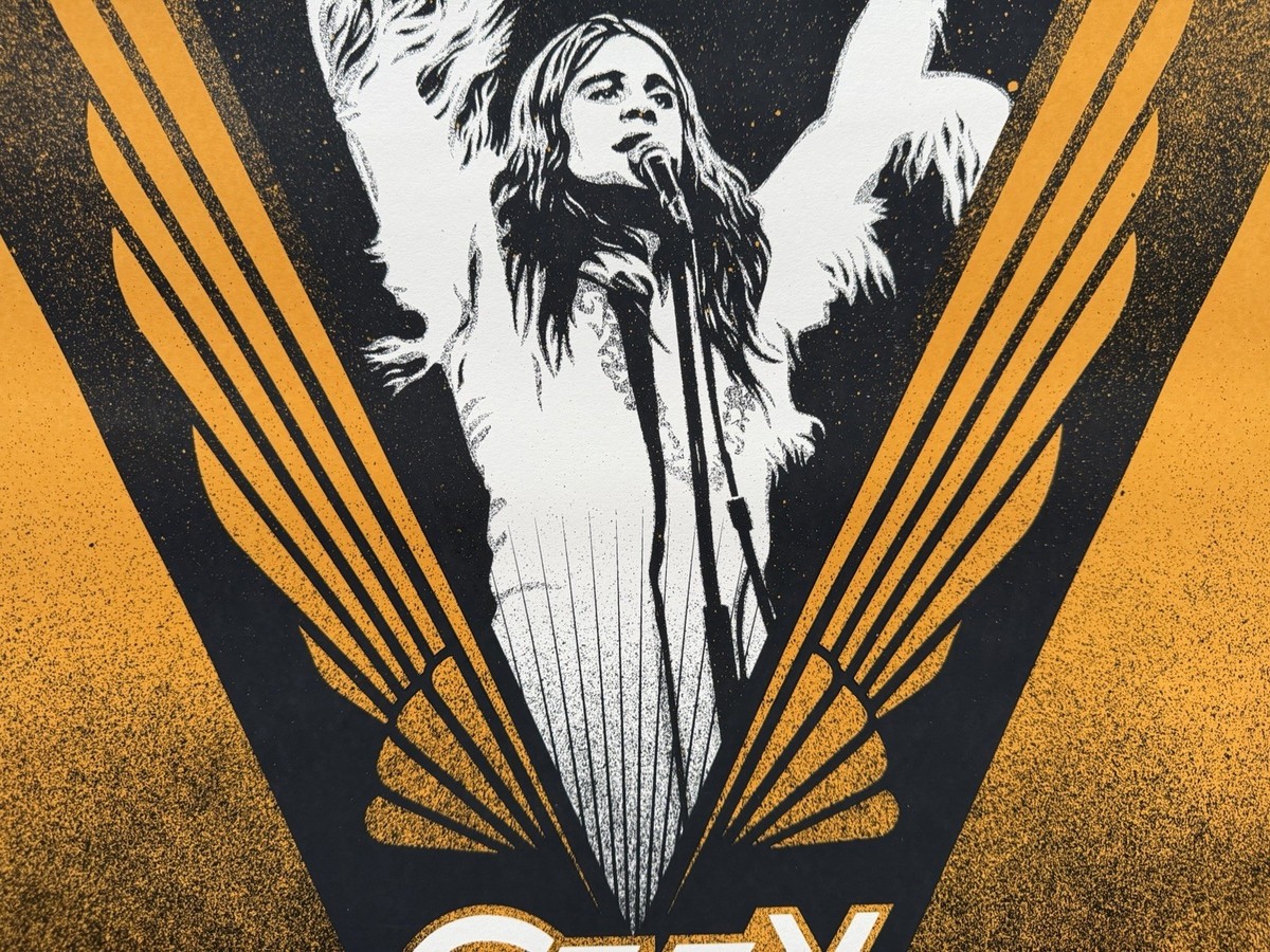Ozzy Osbourne Back to the Beginning Poster xx/500 SIGNED OBEY