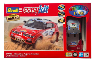 Revell EasyKit 07133 Mitsubishi Pajero Evolution Dakar 1:32 Multicolor Neu