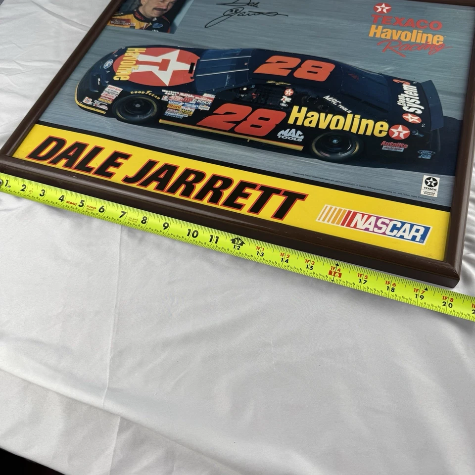Dale Jarrett Autographed Wall Art Photo Print Hand Signed Poster Board 20”x16” - Image 3 of 4