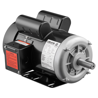 #ad 5 HP Electric Motor 3450 RPM Single Phase 230V 7 8in Shaft TEFC Cooling $304.99