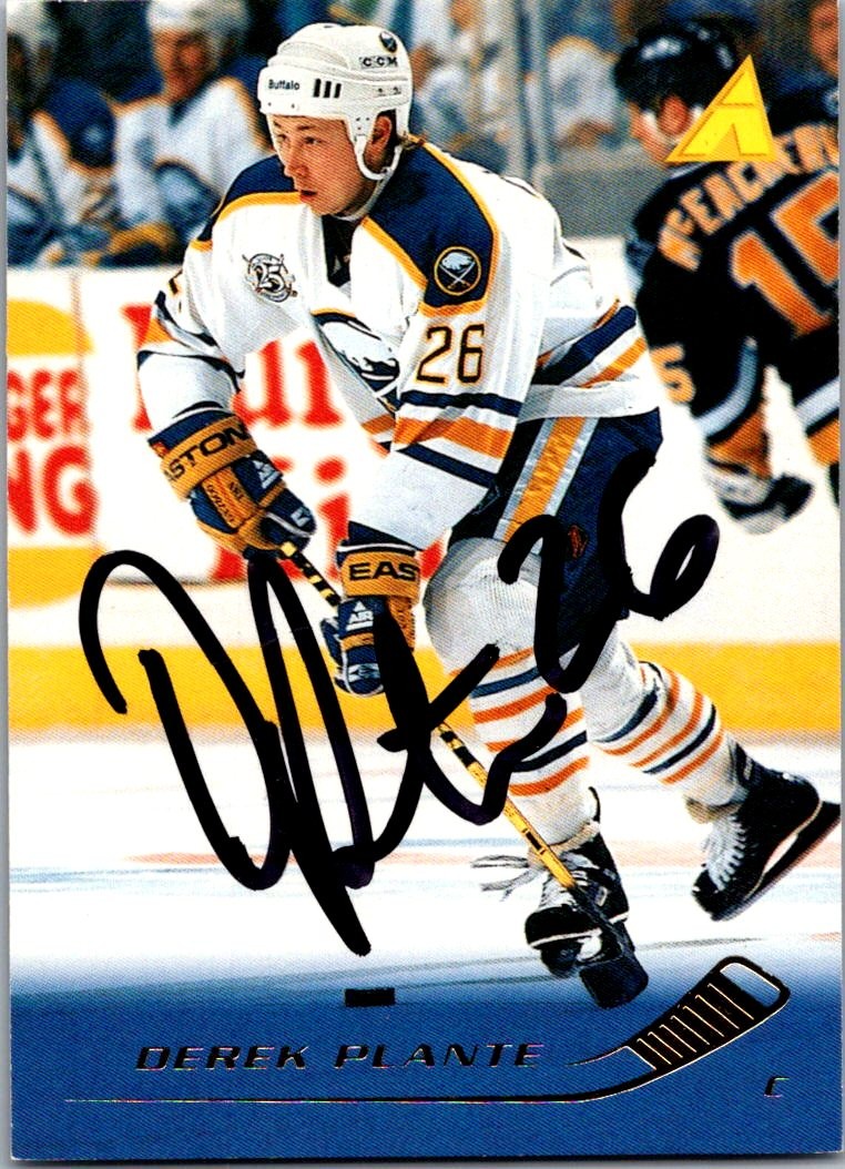 1995-96 Pinnacle #149 Derek Plante Autograph - No COA