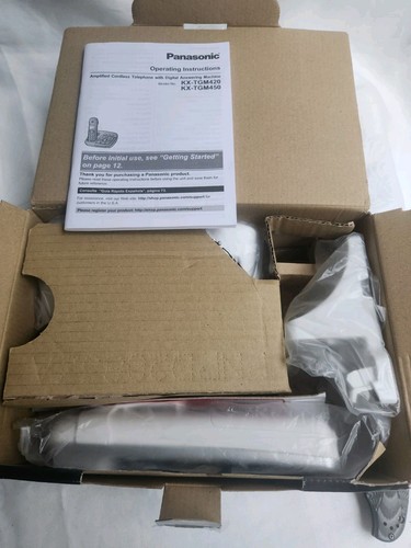 NEW~ Panasonic KX-TGM450S Amplified Cordless Phone And Answering Machine - Picture 3 of 4
