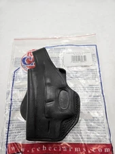 New Cebeci Leather Holster Glock 26 27 G26 G27 Left Hand Paddle OWB Thumb Break