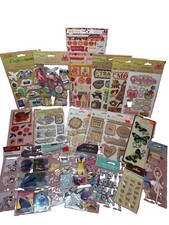 Craft Sticker Lot 19 Packs Jolee s Crafter s Square BoBunny Travel Scrapbook