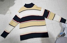Mens Vintage SouthPole Auth Collection Striped Knit Multicolor Sweater Size XL