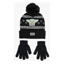 Bioworld Star Wars Baby Yoda Knit Cuff Hat And Gloves NEW IN STOCK