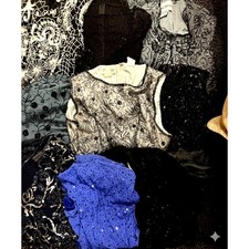VTG 1980s Beaded Evening Dress Box Lot   10 Dresses   Costume / Production Use