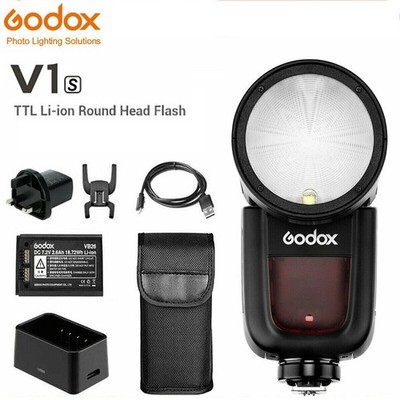 Godox V1-s 2.4G TTL HSS Camera Flash Speedlite Round Head Light For SONY USA