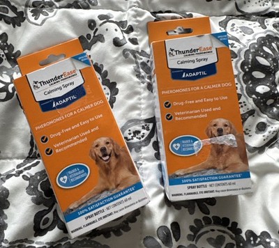 2-ThunderEase Dog Calming Spray 60mL Exp 08/2028 Brand New