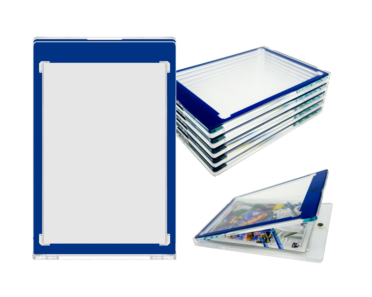 CF Magnetic Card Holder One Touch Case BLUE BORDER - 35PT-260PT