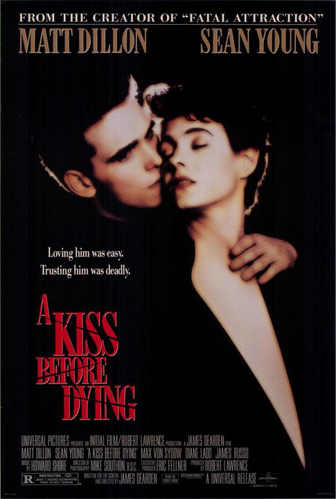 A Kiss Before Dying (1991) Movie Poster, Original, SS, Unused, NM