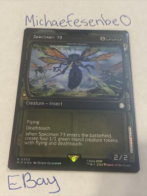MTG FALLOUT SPECIMEN 73 SHOWCASE FOIL RARE CREATURE - INSECT CARD (x1)