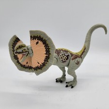 Jurassic Park World Growler Dilophosaurus Hasbro Toy Dinosaur Figure 2015 Works