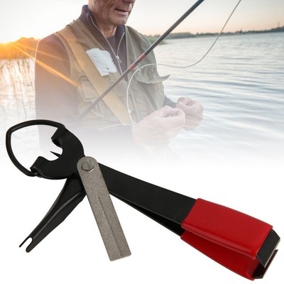 Metal Angelschnur Cutter Fly Tying Wire Clipper Nipper Quick Knot Tool Fast Tie