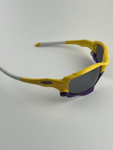 Oakley Jawbone LA Lakers Yellow Black Iridium Purple Icons Kobe LeBron Racing - Foto 3 di 7