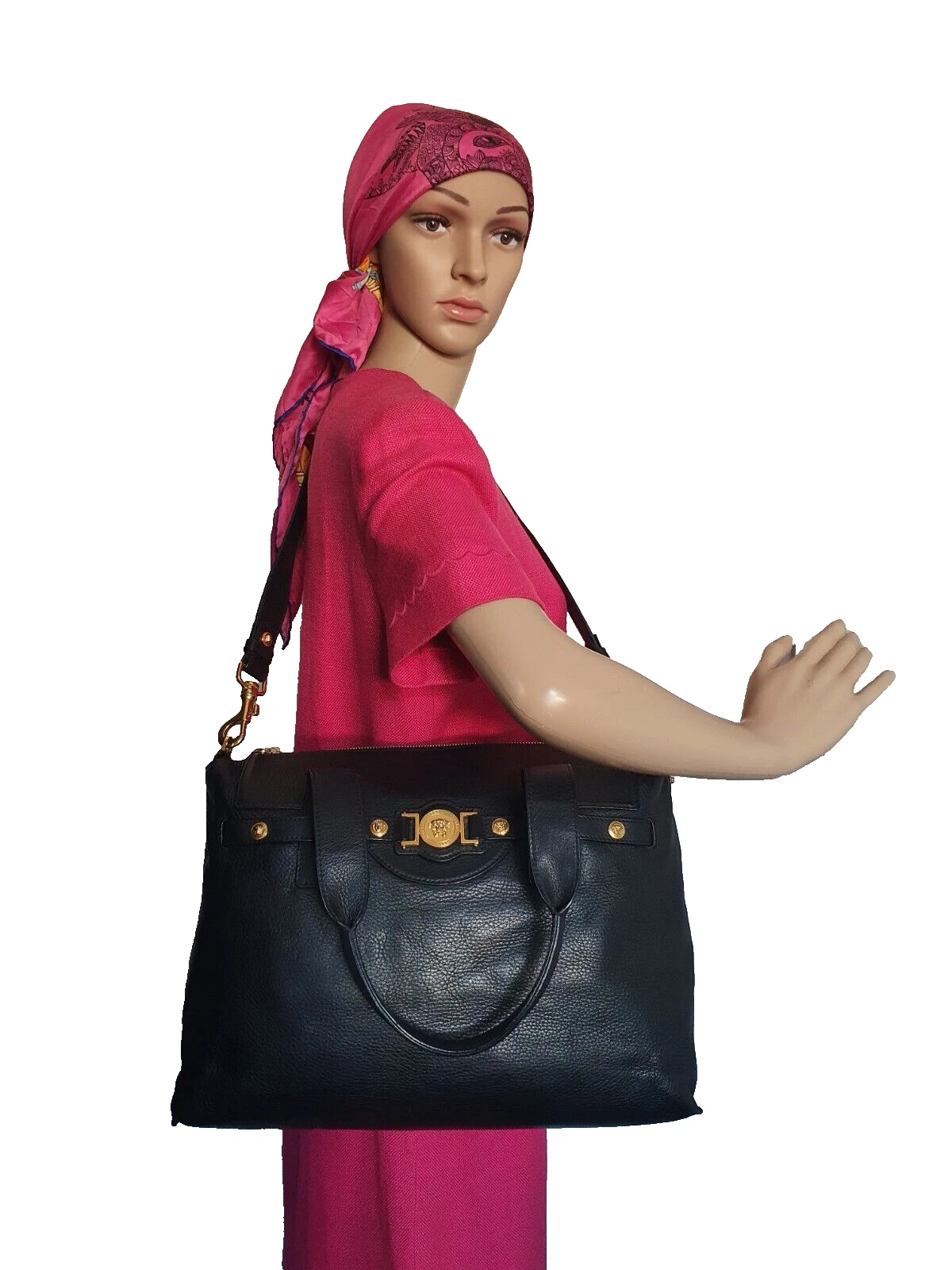 Autentica borsa testa Versace medusa