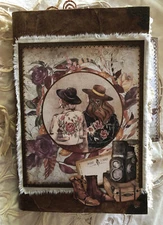 Fall Junk  Journal Paper Size 9” X 6” X 1” Handmade Stamperia Our Way Paper Pack