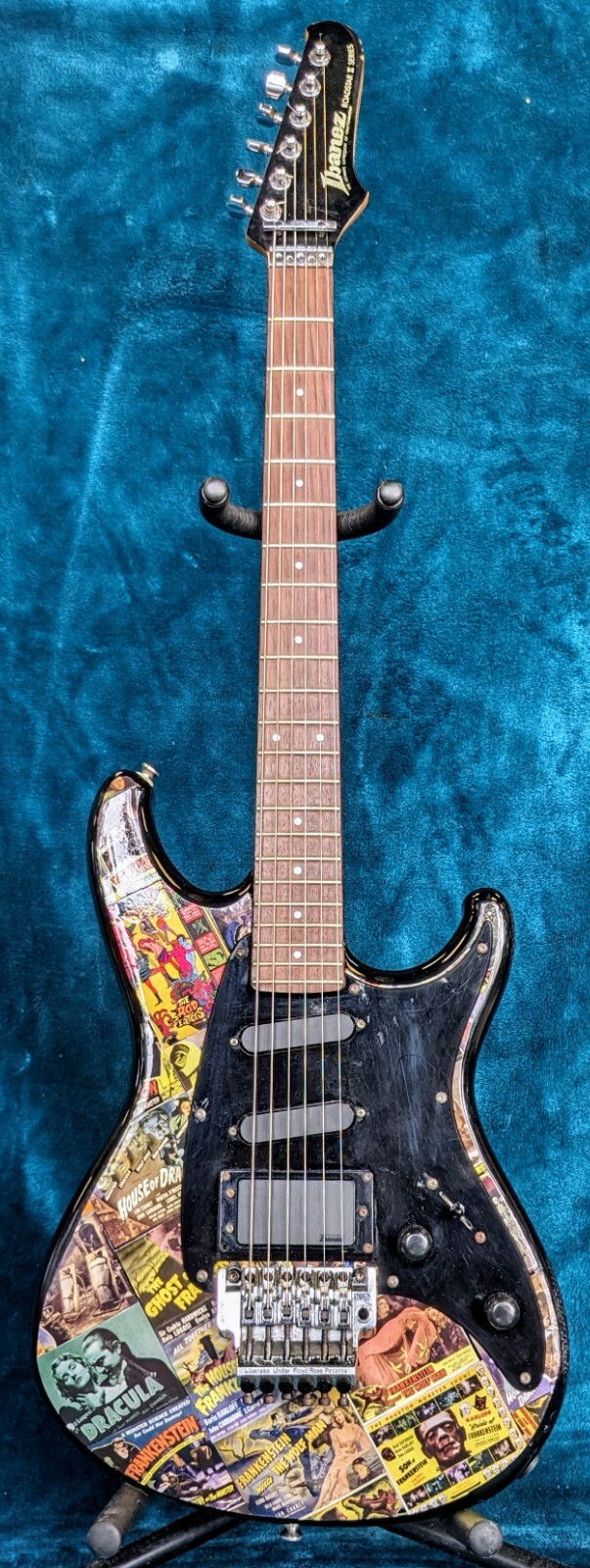 激安通販 1986 Ibanez Electric Finish Pearl RG440 Series II ROADSTAR ベース