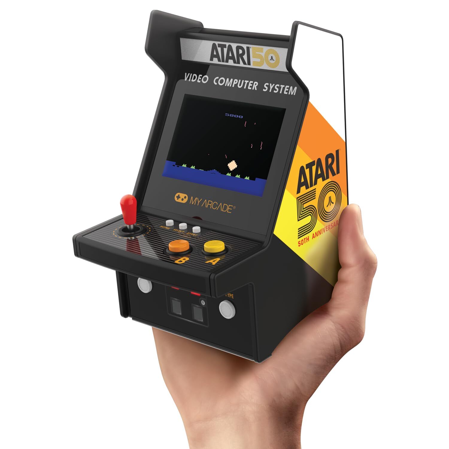 MY ARCADE Micro Player Pro 6.7 Atari Portable Retro Arcade (100 Games In 1 NUOVO