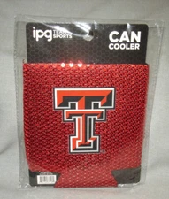 Texas Tech Red Raiders Can Cooler IPG Team Sports Red Shiny Bling