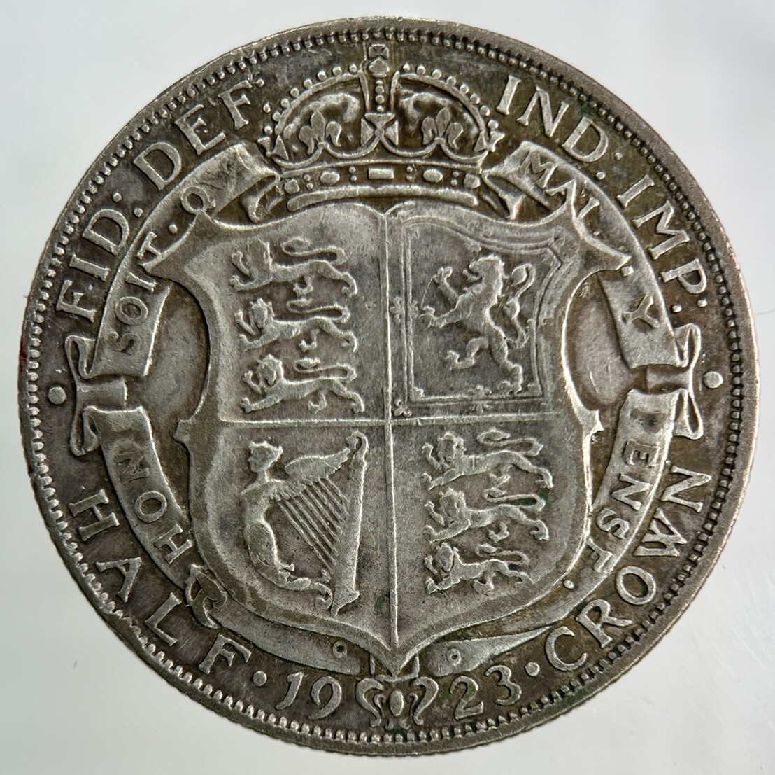 1923 George V Half-Crown Silver Coin in Exceptional High Grade
