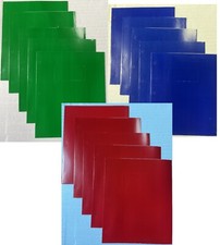 2 Pocket Paper Folders with 2 Business Card Holders InsidBUY MORE SAVE 5 Pcs lot