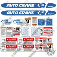 Fits Auto Crane HC7 Decal Kit Crane Truck - 7 YEAR OUTDOOR 3M VINYL!