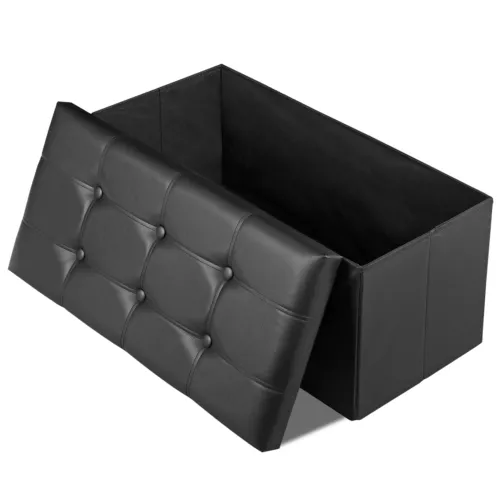 Storage Ottoman Bench Foot Rest Stool for Bedroom Entryway Living Room - Picture 23 of 90