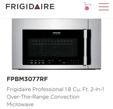 frigidaire over the range microwave