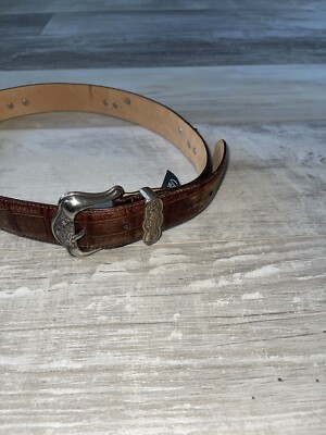 Brighton Croc Concho Belt - Vintage s-l400.jpg main image 4