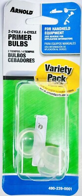 Arnold Variety Pack 3 Primer Bulbs for 2 or 4-Cycle Handheld Equipment New 