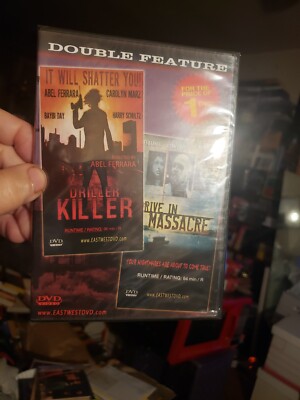 New Sealed Horror Double Feature: Drive In Massacre / Driller Killer DVD