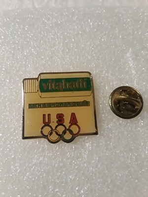 Vintage Vitabath Bath and Shower Gelee  Olympic Sponsor Pin