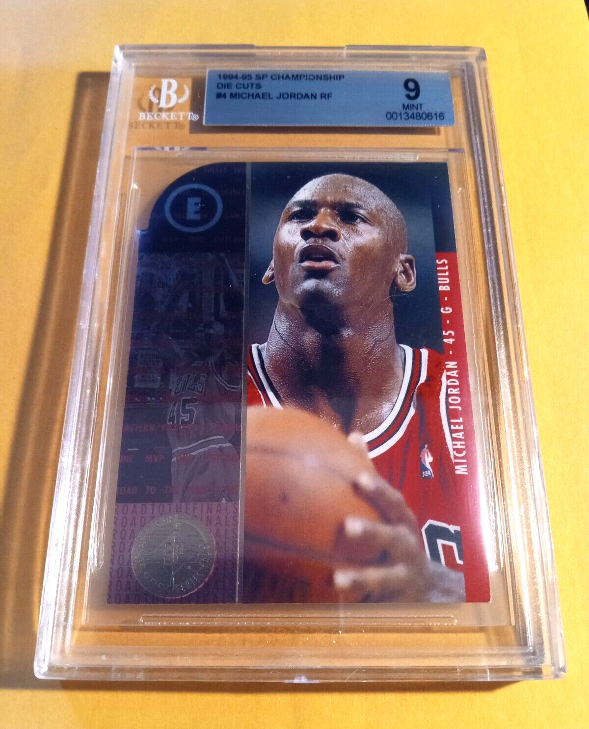 🔥1994-95 SP Championship #4 Michael Jordan Die-Cut - BGS 9 Mint