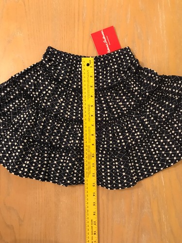 New! Hanna Andersson Girls Twirly Skirt Navy Blue Print Size 100 (US 4) - Picture 5 of 7