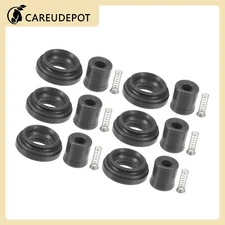 Engine Ignition Coil Boot Kit for Honda Pilot 03-14 Rubber Black Item of 6 Set