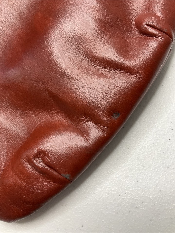 Vintage Mardane Purse Leather Shiny Shoulder Purse Bag Lion Head Retro