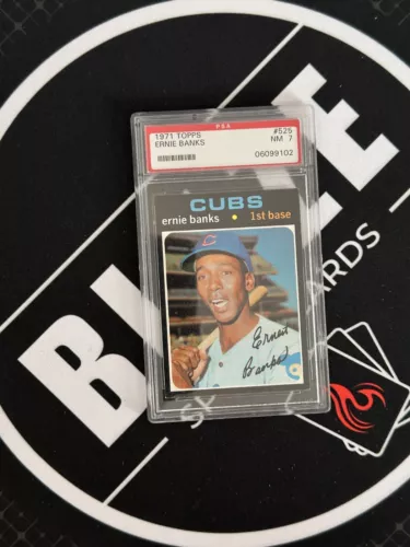 1971 Topps Ernie Banks PSA 7 #525
