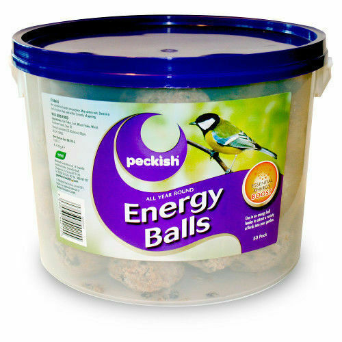 Peckish Energy Suet Fat Balls for Wild Birds 50 Tub Energyfood for sale