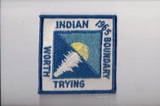 1965 Indian Boundary Worth Trying patch