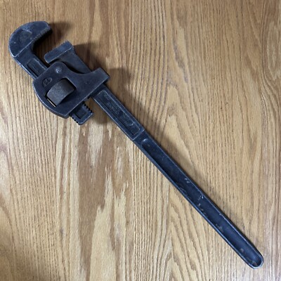 Vintage 24'' Pipe Wrench The Ridge Tool Company Elyria Ohio Heavy Duty Stillson