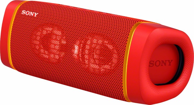 sony bluetooth speaker red